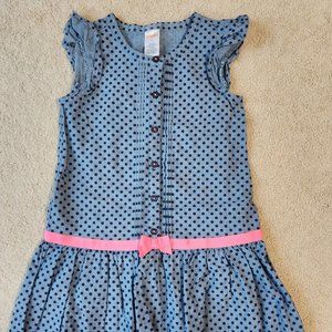 New without tags Gymboree cotton polka dot dress size 5